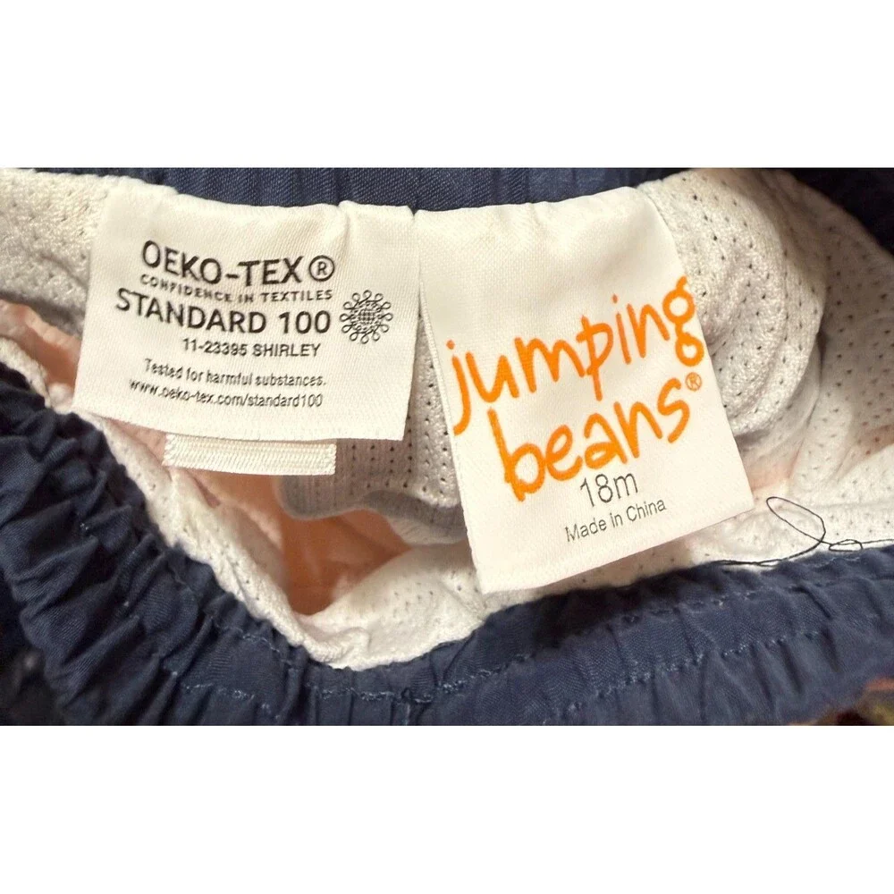 Toddler Boy’s Jumping Beans Swim Trunks w/ UPF 50 - Blue - Size 18 Months